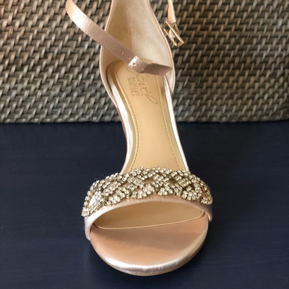 Badgley Mischka size 6 bridal heels